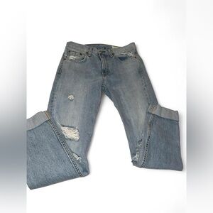 rag & bone womens distressed Cuff Jeans